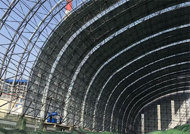 電廠煤場球形網架改造工程